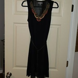 Umgee Black Chiffon Dress